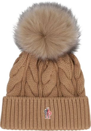 Moncler Hat With Pom Pom