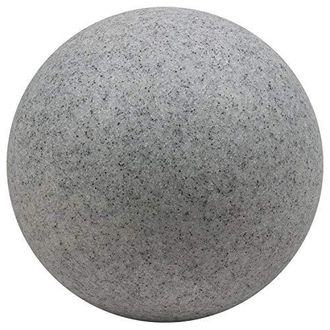 Heitronic 35957 Mundan Lampada Da Giardino Sfera Led (monocolore), Lampada A Risparmio Energetico E27 11 W Grigio - Gra