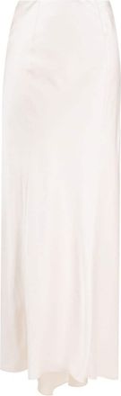 PESERICO Enver satin maxi skirt - women - Viscose/Acetate/Acetate/Cupro - 44 - Neutrals