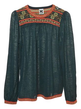 Missoni Top met borduurwerk - Groen