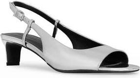 Rebecca Minkoff Slingback Sandal in Silver at Nordstrom Rack, Size 9