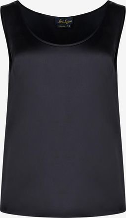 Luisa Spagnoli Ärmelloses Top aus Seidensatin Logge