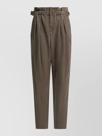 Isabel Marant neriah tailored trousers belt loops pleats