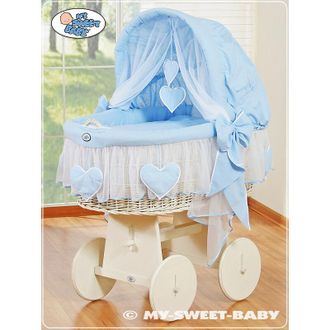 OEM Mois&eacute;s Con Capucha - Ropa De Cama Amelie Blanca Y Azul