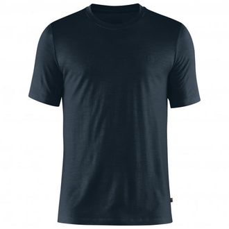 Fj&auml;llr&auml;ven Abisko Wool S/S T-Shirt f&uuml;r Herren | blau