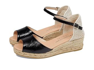 Eric Michael Cash Womens Wedge Shoes Black : EU 42 (US Womens 11-12) M (B), Leather/Textile