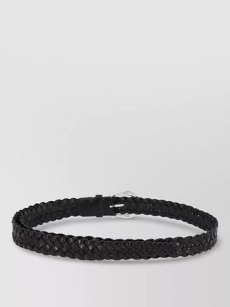 STUDIO NICHOLSON braided belt featuring adjustable length design