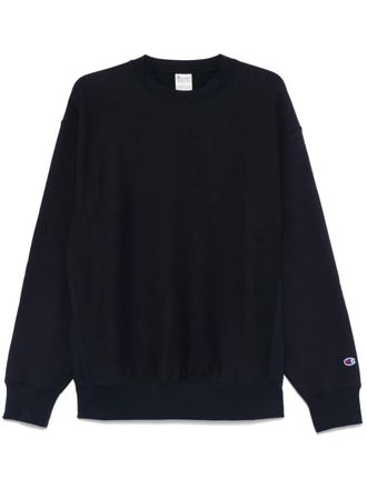 Champion logo-patch sweatshirt - Blue