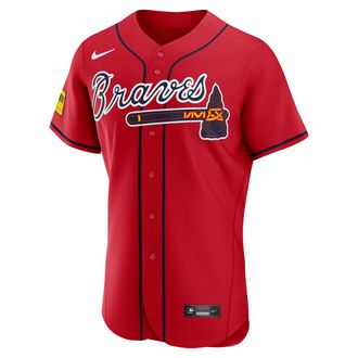 Nike Ronald Acu&ntilde;a Jr. Atlanta Braves Nike Mens MLB Authentic Jersey in Red | 89000IM2AW9-AC1