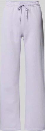 Gina Tricot Sweatpants mit elastischem Bund Modell Iconic in Flieder, Gr&ouml;&szlig;e XL