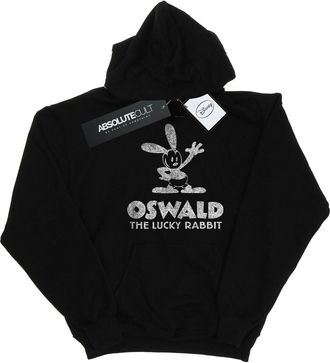 Disney Heren Oswald Logo Hoodie (Zwart)