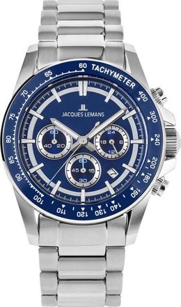Jacques Lemans 1-2207C Mens Liverpool Watch - Silver - One Size