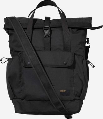 Carhartt Work in Progress Mens Haste Tote Bag Black Cotton Shoulder