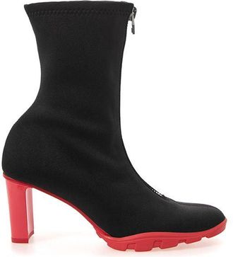 Alexander McQueen Alexander McQueen Zwarte Neopreen Enkelboots