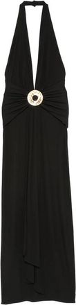 Cult Gaia Hammered-ring Halterneck Dress
