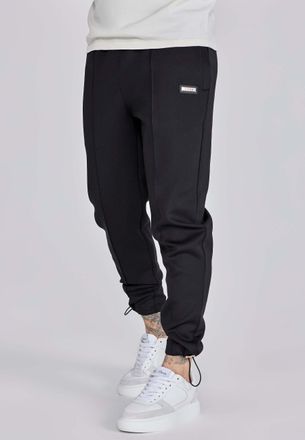 Siksilk Sweatpants SIKSILK Siksilk Jogginghose Smart Cargo Joggers, Herren, Gr. XL, N-Gr, schwarz, Obermaterial: 95% Polyester PES. 5% Elasthan EL., Hosen Swe