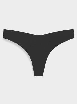 Miiyu Womens Dense laser-cut thong Recycled nylon