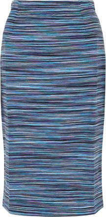 M Missoni Striped Print Pencil Skirt