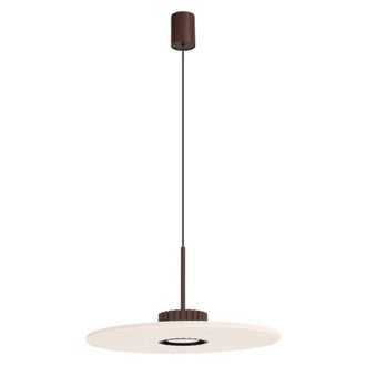 Sollux Lighting L&aacute;mpara colgantes marr&oacute;n/beige fieltro/aluminio alt. 125 cm