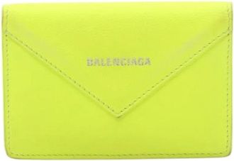 Balenciaga Pre-owned Wallets, female, Green, Size: ONE SIZE Pre-owned Card Case