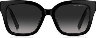 Marc Jacobs 53mm Gradient Square Sunglasses in 0807-9O at Nordstrom