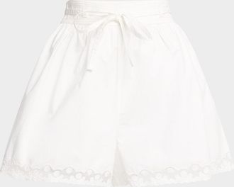 Ulla Johnson Elowen Cotton Shorts