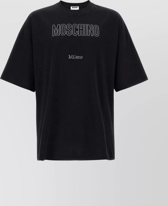 Moschino rhinestone logo t-shirt