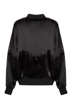 Dsquared2 Womens Techno Fabric Sweatshirt Black Polyamide Sweatshirts Sweater