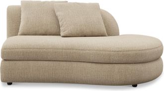 Castlery Fable Right Chaise Customized, (Washed Chenille) Sand, Machine Washable, Ultra Deep Seats for Castlery Chairs