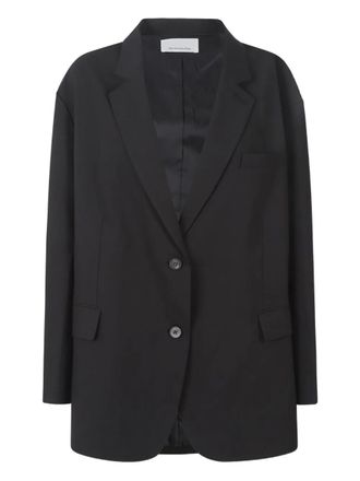 Frankie Shop Bea button fastening blazer - Black