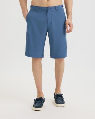 Salt Life La Vida Diamond Boardshorts in Vintage Indigo at Nordstrom, Size 42
