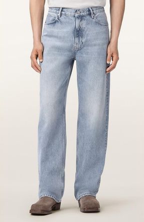 AllSaints Mullen Straight Leg Jeans in Light Indigo at Nordstrom, Size 32 X 30