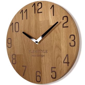OEM Reloj De Pared De Madera Natur 30 Cm