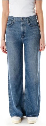 Citizens Of Humanity Paloma Baggy Jeans - Dames - Loose Fit Jeans - Blauw - W28 - Katoen - Jeans