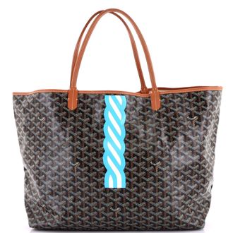 Goyard Saint Louis Tote Printed Coated Canvas GM