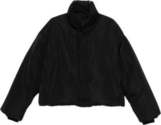 Ami High Neck Puffer Jacket - Dames - Winterjassen - Zwart - L - Leer - Jassen