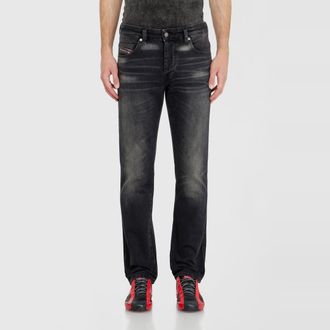 Diesel Slim Jeans Regular Waist 1993 D-Vyl, Black/Dark grey, Button fly