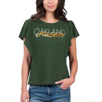 G-III 4Her by Carl Banks Womens G-III 4Her by Carl Banks Green Oakland Athletics Crowd Wave T-Shirt at Nordstrom, Size X-Large