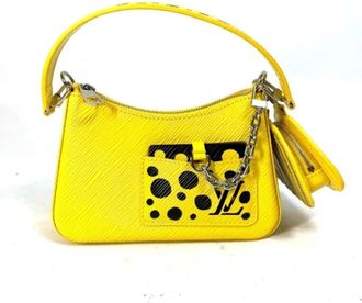 Louis Vuitton Tweedehands leren handtassen - Dames - Vintage Handtas - Geel - ONE Size - Vintage