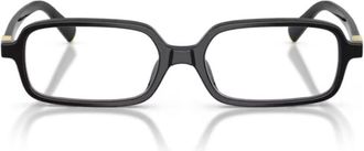 Miu Miu 0Mu 01Yv Miu Regard Rectangular Acetate Sunglasses