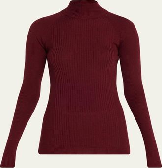 SA SU PHI Lupetto Turtleneck Cashmere Rib Sweater
