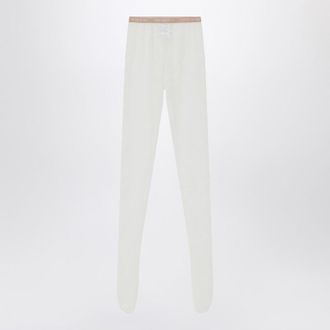Valentino Garavani Ivory lace tights