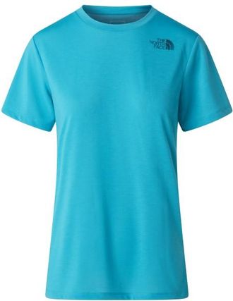 The North Face Bitmap Logo Short Sleeves Tee Funktionsshirt f&uuml;r Damen | t&uuml;rkis/blau