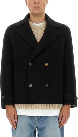 Moschino Black Notched Lapel Jacket