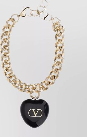 Valentino Garavani royal heart chain bracelet