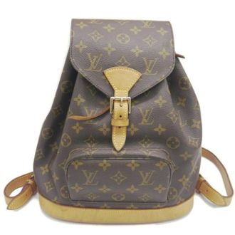 Louis Vuitton Pre-owned Montsouris MM Zaino - - Pre-owned - Donna - Marrone - ONE SIZE