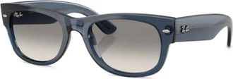Ray-Ban Sunglasses, unisex, Blue, Size: 55 MM Mega Wayfarer II