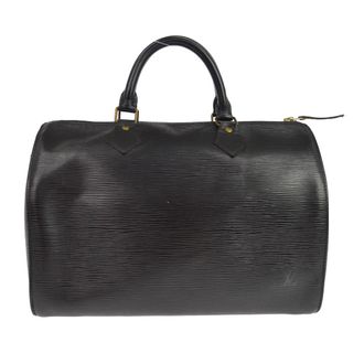 Louis Vuitton Speedy Epi Leather Black Leather Handbag (Pre-Owned)