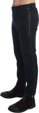 Costume National Mens Blue Cotton Slim Pants Denim Jeans