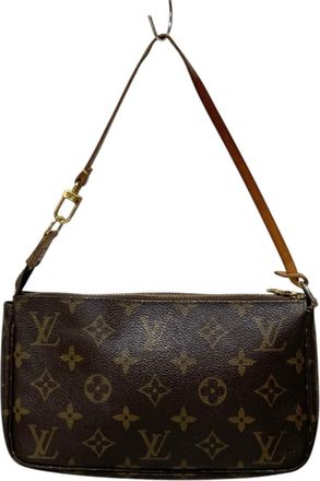 Louis Vuitton Monogram Brown Monogram Pouch (Pre-Owned)